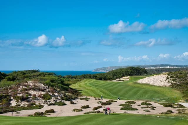 West Cliffs golf course on the Silver Coast above the Atlantic